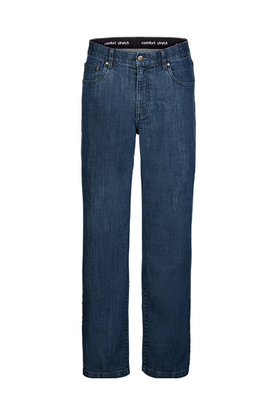 5-pocketjeans met elastische band