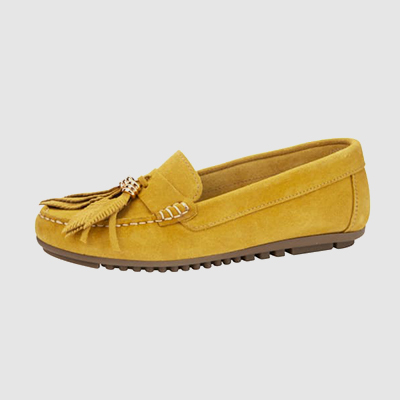 Naturläufer mocassin mosterdgeel
