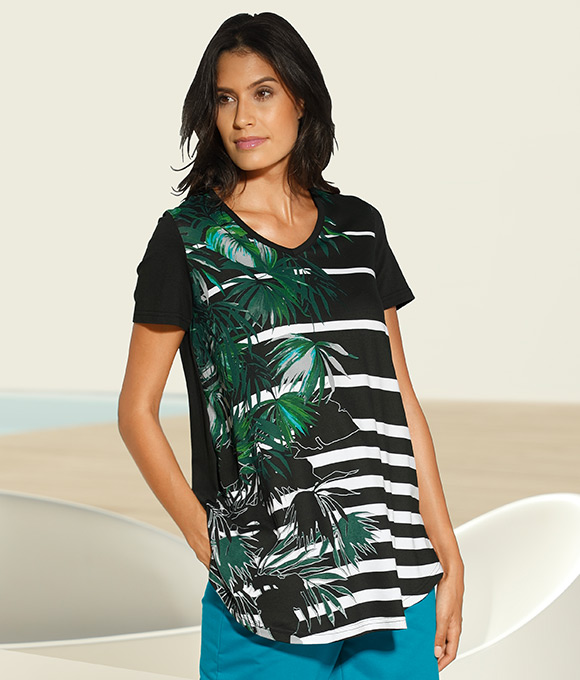 Strandshirt met print