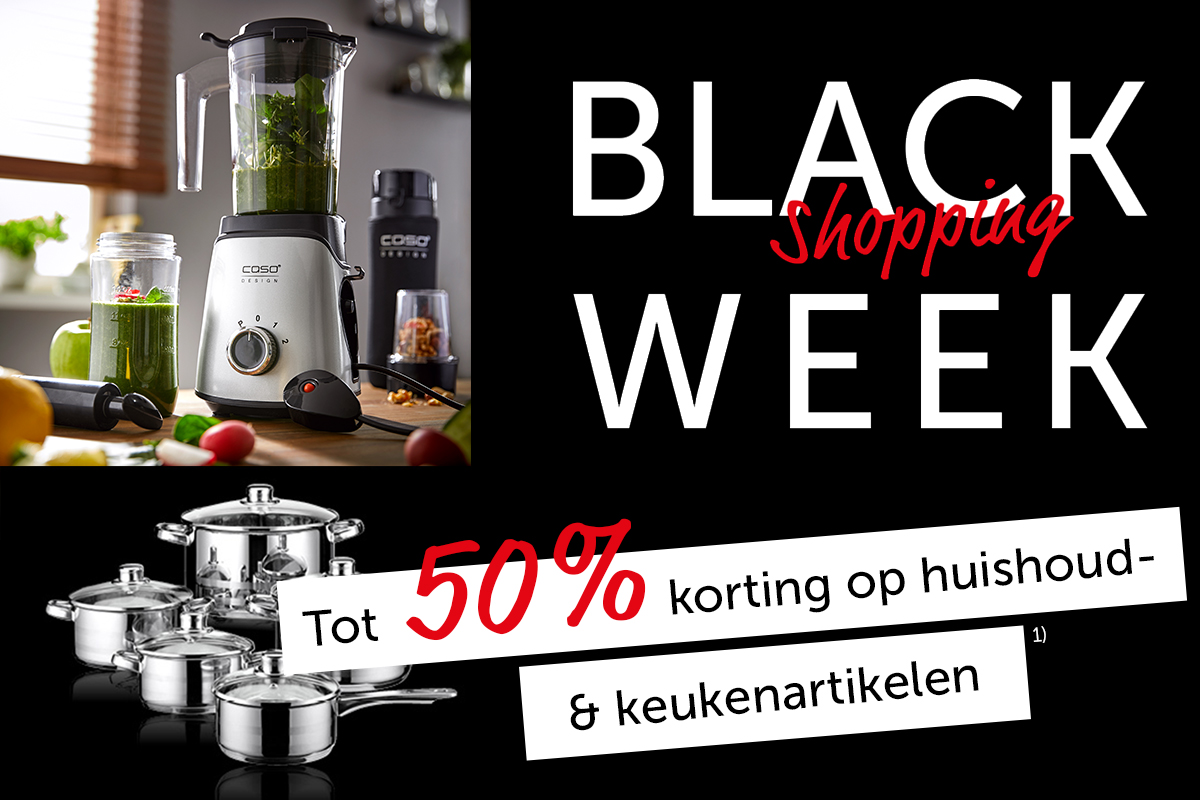 Tot 50% korting op huishoud- & keukenartikelen!
