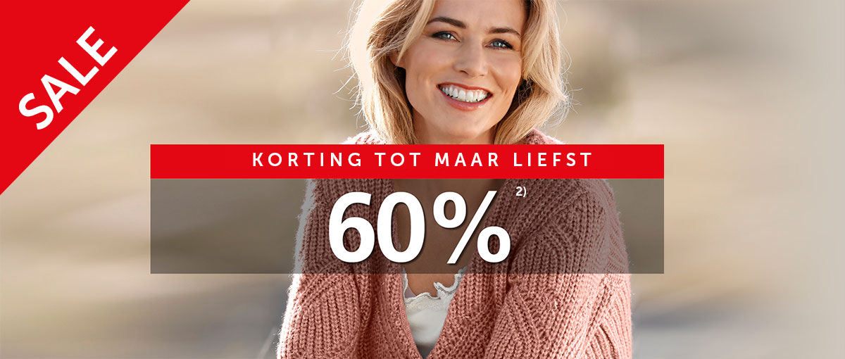 Tot 60% korting