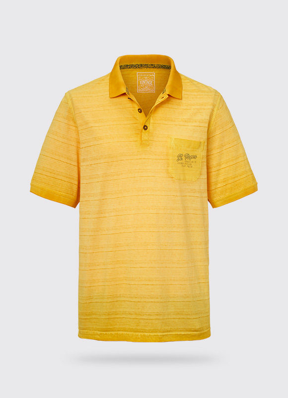 Poloshirt in vintagestijl