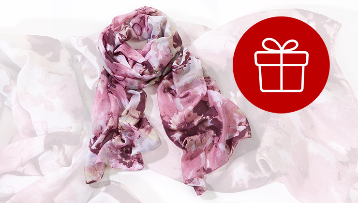 Uw geschenk: chic sjaaltje